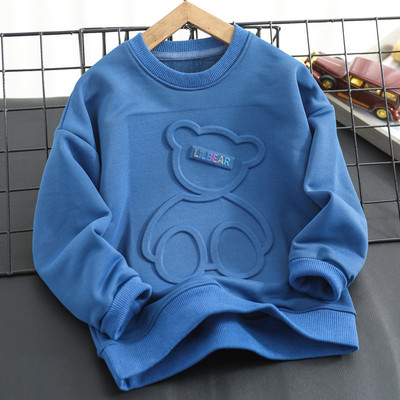 Ležerna majica dugih rukava s 3D aplikacijama za dječake