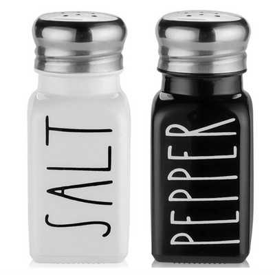 Barbecue Kenőpalack Só Bors Palack Üveg Fűszeres Palack Négyzetes Cruet Fekete/fehér/piros