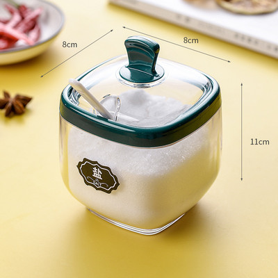 Vürtsipudeli plastikust maitseainepurgi komplekt koos lusikaga soolaloksuti suhkrumahuti kastmekausi jaoturi ja köögi vürtsiriiuliga