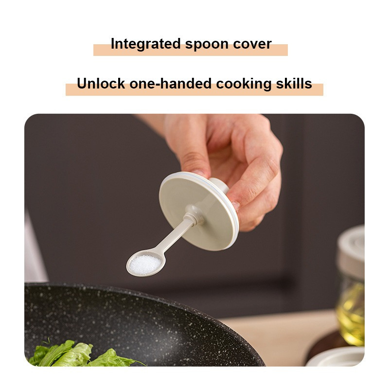 Fűszeres edény kanál Só Bors Fűszeres edényszósz Ecet Üveg Olaj Ecset Palack Méz Cukor Edény Konyhai Kiegészítők