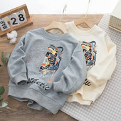 Hanorac la modă pentru băieți cu broderie și litere