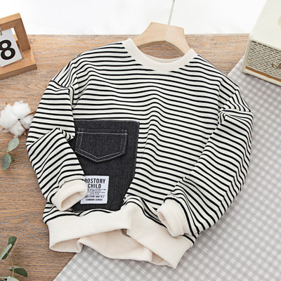 Φούτερ με μακρυμάνικο λογότυπο για αγόρια