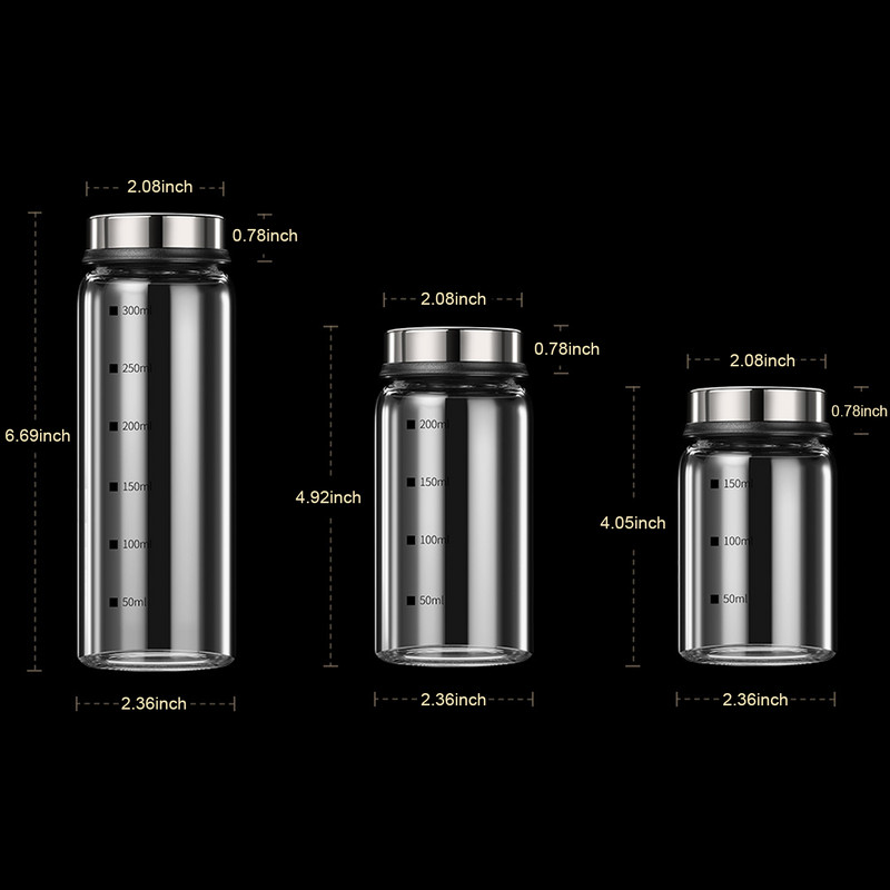 Borcan de sticlă pentru condimente Capac din oțel inoxidabil Oală pentru condimente Sticla de condimente cu cântare Recipient de sare pentru piper Unelte pentru condimente de bucătărie