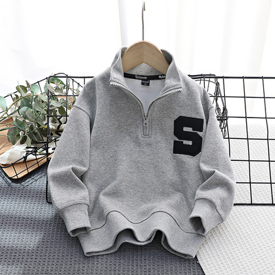 Naujo modelio vaikiška palaidinė aukšta apykakle berniukams