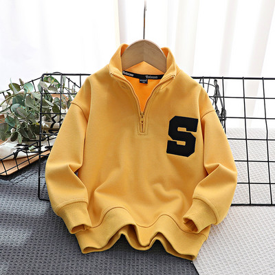 Naujo modelio vaikiška palaidinė aukšta apykakle berniukams