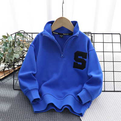 Naujo modelio vaikiška palaidinė aukšta apykakle berniukams