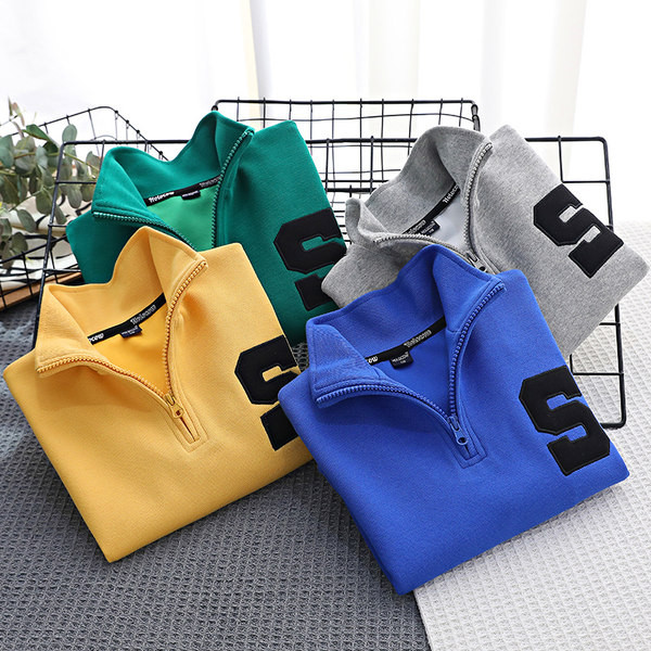 Naujo modelio vaikiška palaidinė aukšta apykakle berniukams