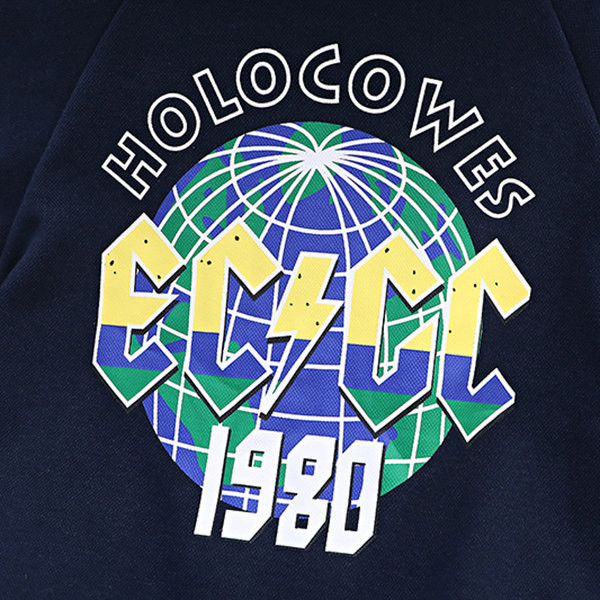 Sportiniai megztiniai berniukams su gobtuvu ir užrašu