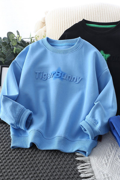 Dječja ležerna bluza s okruglim izrezom za dječake