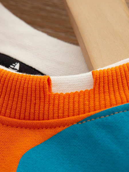 Bluza colorata pentru copii model nou cu decolteu oval