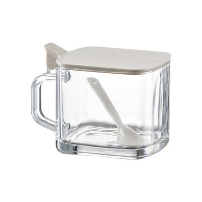 Buitinių prieskonių indelių derinio rinkinys Atverčiamu dangteliu Pagardinimo dėžutė Druskos plaktuvas Virtuvės buteliuko cukraus dubens laikiklis su šaukštu