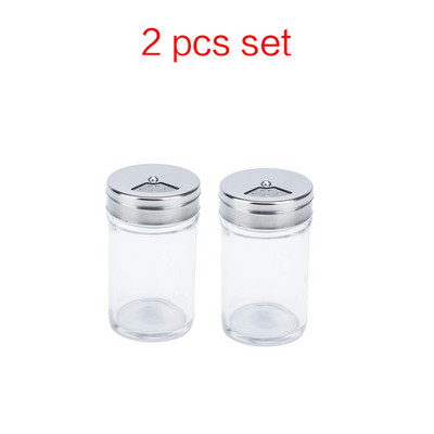 Staklenka s poklopcem od nehrđajućeg čelika, boca za začine, stakleni kuhinjski pribor i materijali, podešavanje rotacije solanice