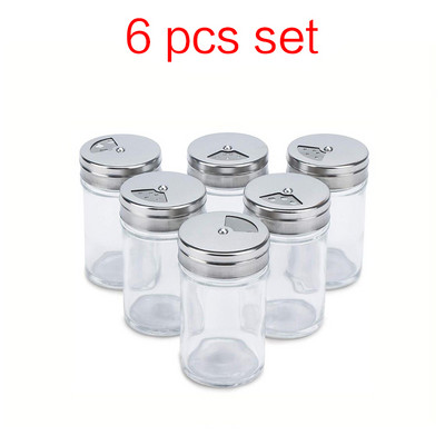 Staklenka s poklopcem od nehrđajućeg čelika, boca za začine, stakleni kuhinjski pribor i materijali, podešavanje rotacije solanice