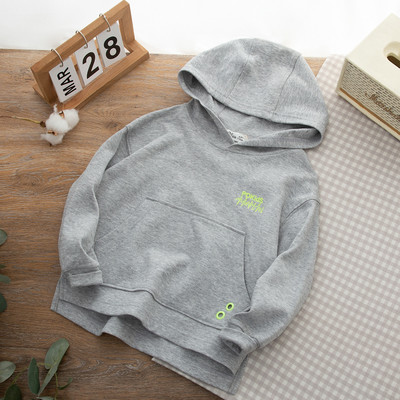 Hanorac casual pentru copii cu gluga si broderie