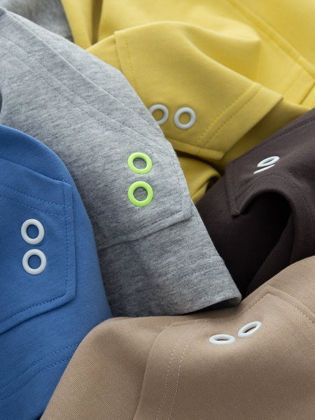 Hanorac casual pentru copii cu gluga si broderie