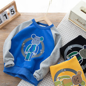 Bluza zilnica pentru copii cu decolteu rotund - trei culori