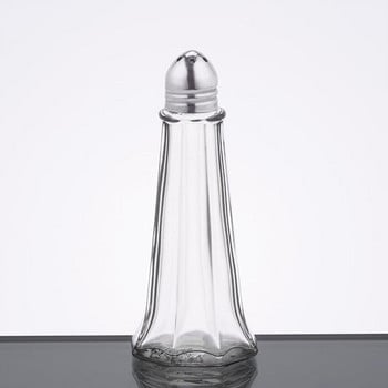 (Комплект от 2) Спринклер Бутилка за пипер Мини стъклена бутилка за подправки Сол и пипер Шейкър Маса Пореста бутилка за подправки