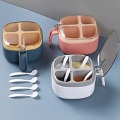 Kombinirani set kutija za začine Kuhinjski pribor za kućanstvo Sol Šećer Mononatrijev glutamat Spremište Jedan lonac za začine Lonac za ulje