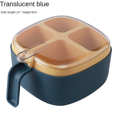 Kombinirani set kutija za začine Kuhinjski pribor za kućanstvo Sol Šećer Mononatrijev glutamat Spremište Jedan lonac za začine Lonac za ulje