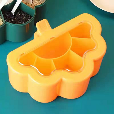 Kutija za začine Staklenke za začine Kuhinjski organizatori za pohranu Posude za začine Posuda za sol i papar 6 u 1 Kutije za začine