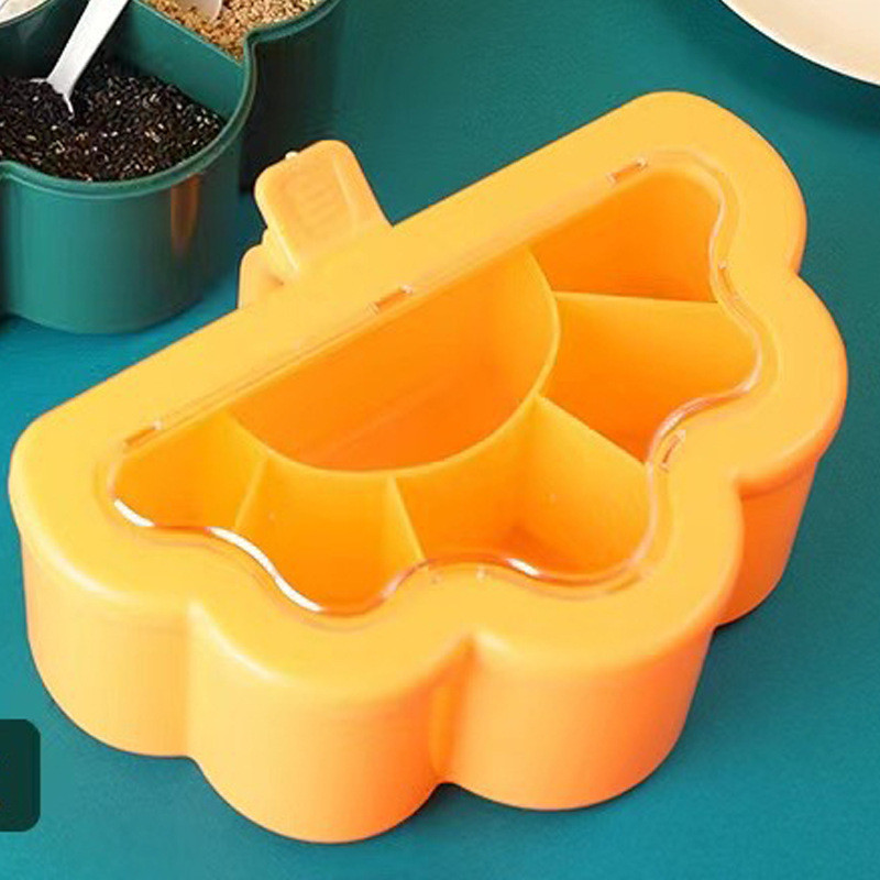 Kutija za začine Staklenke za začine Kuhinjski organizatori za pohranu Posude za začine Posuda za sol i papar 6 u 1 Kutije za začine