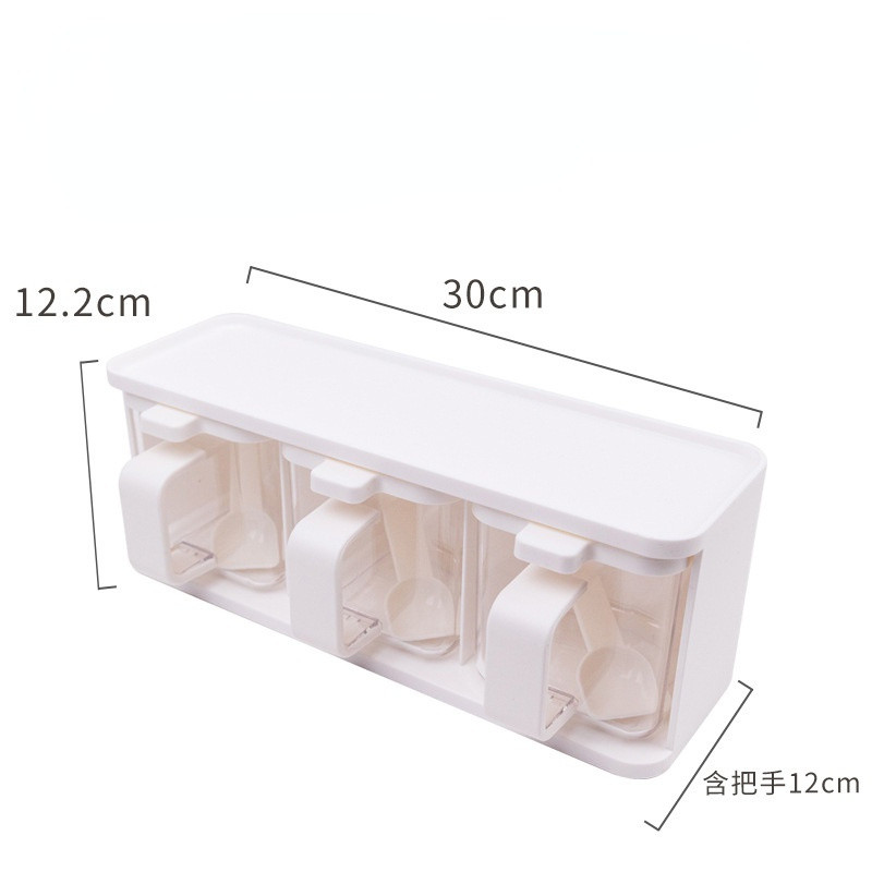 Cutie pentru condimente Borcane Raft pentru condimente Recipient pentru sare și piper Borcane pentru condimente de bucătărie Cutii pentru piagă Sticle pentru condimente Oală pentru grătar