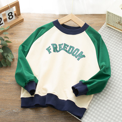 Bluza casual cu aplicatie pentru baieti