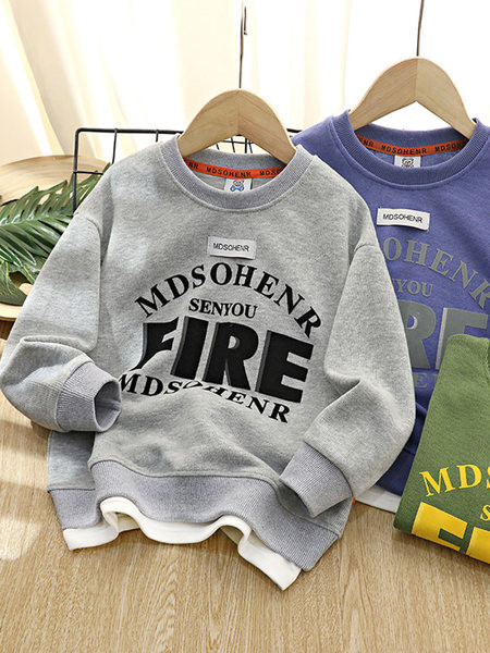 Bluza casual pentru copii cu imprimeu pentru baieti