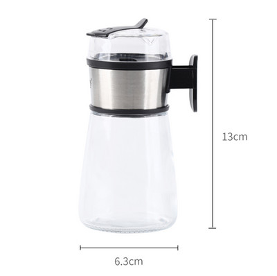 Dozator de sare de tip Push 5g Shaker de piper Condimente Sare Sticla de zahăr Borcan de condimente Tip Push Cutie de conserve Sticla de condimente Condiment de bucătărie