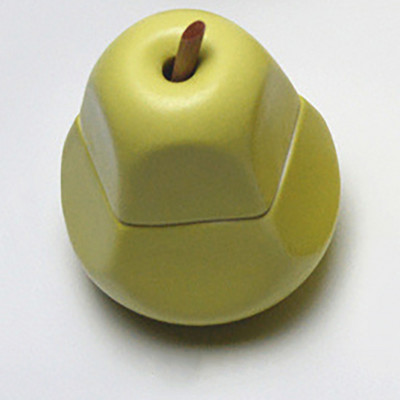 Rezervor de depozitare din ceramică, sculptură creativă de fructe, decorare pentru birou, distribuitor de condimente de bucătărie, vas de zahăr, sare cu capac