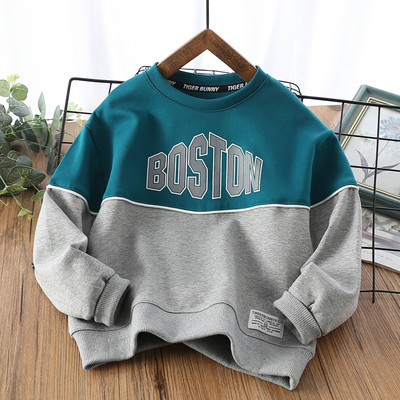 Bluza casual pentru copii cu imprimeu pentru baieti