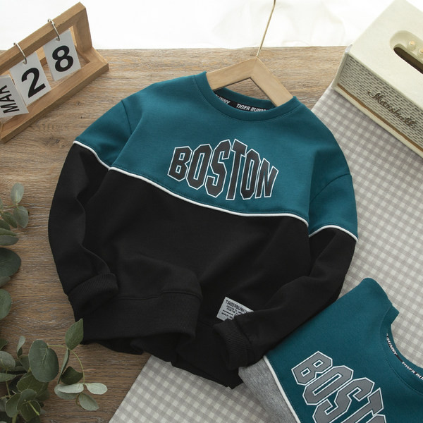 Bluza casual pentru copii cu imprimeu pentru baieti