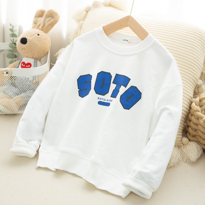 Bluza casual pentru copii cu decolteu oval pentru baieti