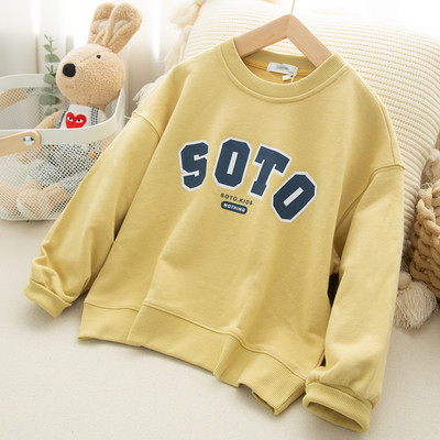 Bluza casual pentru copii cu decolteu oval pentru baieti