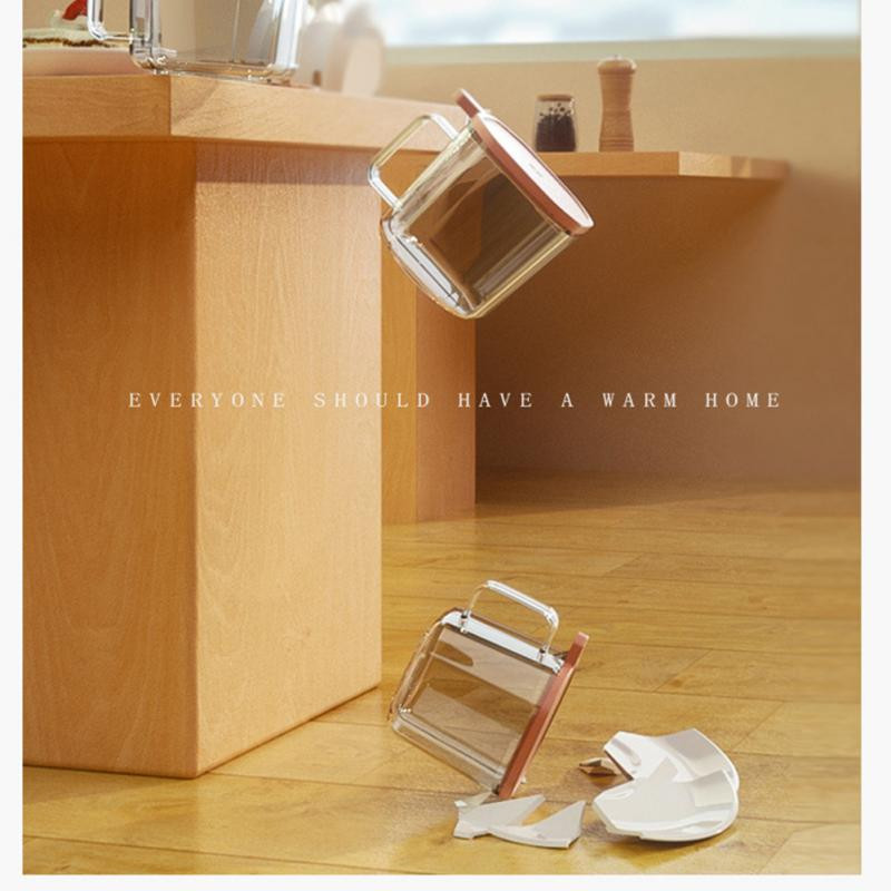 Naujas prieskonių indelis skaidrus cukraus druskos butelis virtuvės laikymo dėžutės plastikinės prieskonių puodas virtuvės druskos puodas