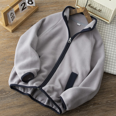 Hanorac fleece pentru copii cu guler inalt