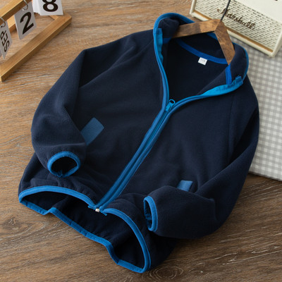 Hanorac fleece pentru copii cu guler inalt