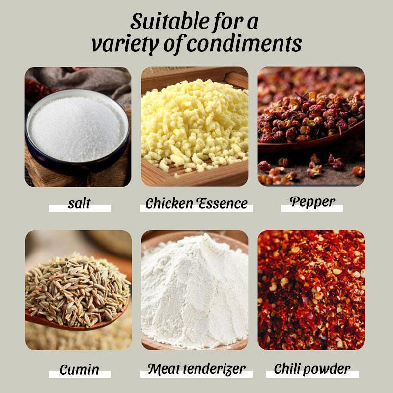 Fűszerüveg edény Mennyiségi fűszer adagoló Fűszer Só Bors Kömény adagoló Üveg Palack Grill Konyhai Eszközök Tartozékok