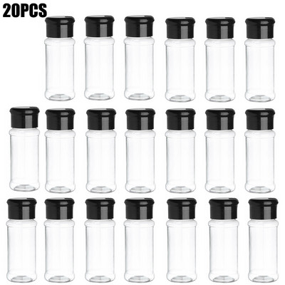 10/20 buc Borcane pentru condimente Agitatoare de sare și piper Borcan de condimente Organizator de condimente Are set de accesorii de bucătărie pentru zahăr de bucătărie