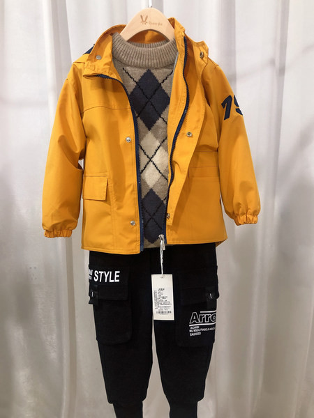 Pulover casual pentru copii cu gat rotund