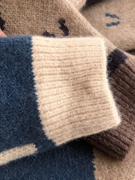 Pulover tricotat cu maneca lunga pentru baieti