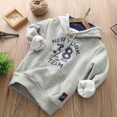 Hanorac casual pentru copii cu buzunar pentru baieti