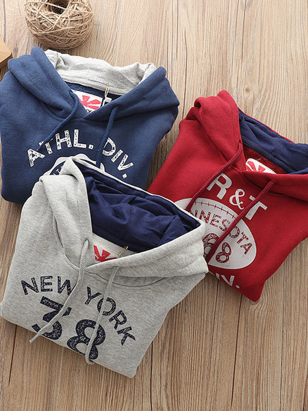 Hanorac casual pentru copii cu buzunar pentru baieti