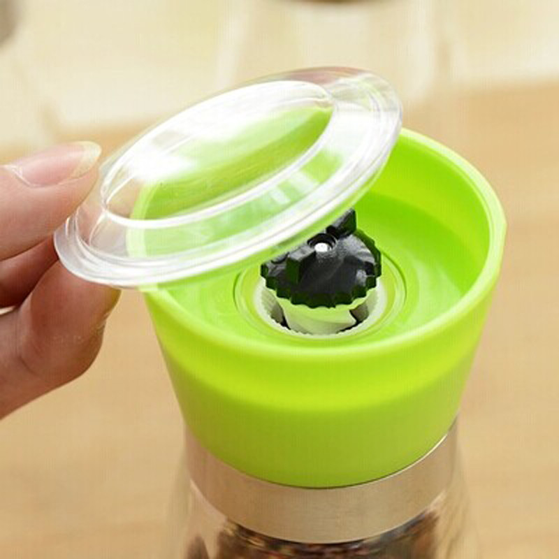 2db/készlet Só- és borsdaráló Üveg kézi Fűszerrázók Herb Muller Főzőeszközök ZL291