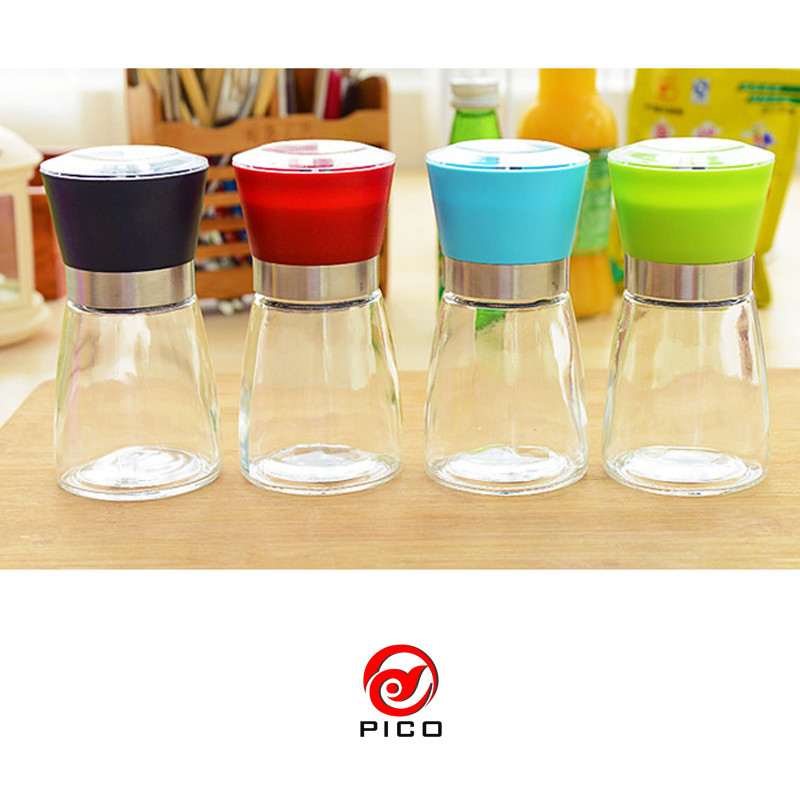 2db/készlet Só- és borsdaráló Üveg kézi Fűszerrázók Herb Muller Főzőeszközök ZL291