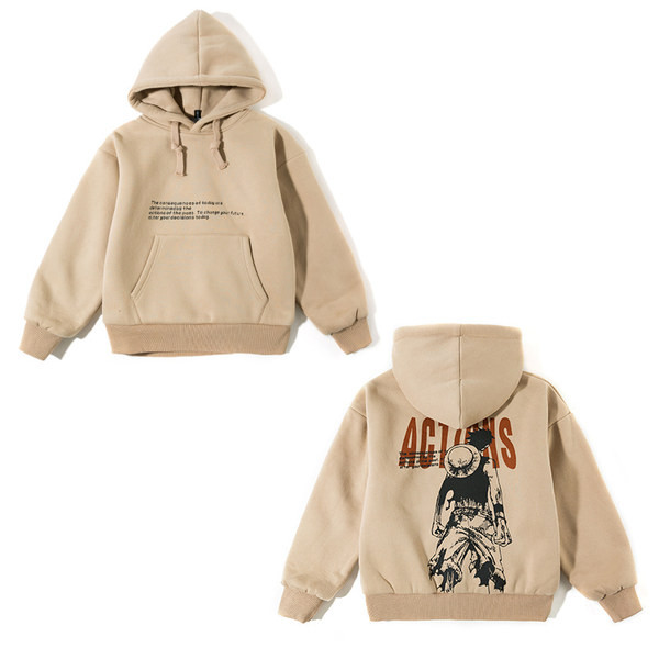 Îmbrăcăminte pentru copii băieți iarnă dublu-strat plus pulover pentru copii cald cu glugă cu glugă cămașă de iarnă de jos 2022 noi copii mari chinezești