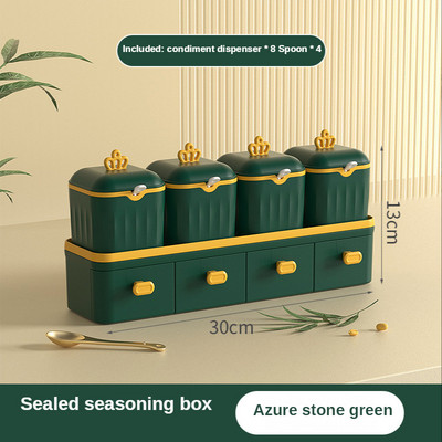 Kutija za začine Kuhinjski pribor Ladica s više rešetki Sol mononatrijev glutamat Papar Staklenka Kombinirani set staklenki za začine Alati za začine