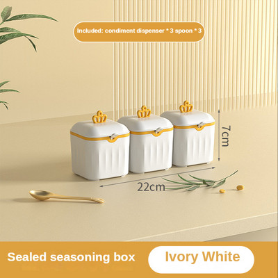 Kutija za začine Kuhinjski pribor Ladica s više rešetki Sol mononatrijev glutamat Papar Staklenka Kombinirani set staklenki za začine Alati za začine