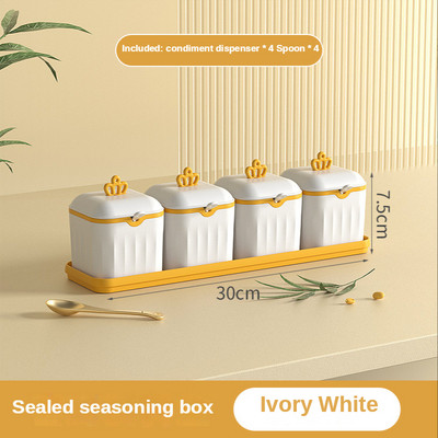 Kutija za začine Kuhinjski pribor Ladica s više rešetki Sol mononatrijev glutamat Papar Staklenka Kombinirani set staklenki za začine Alati za začine