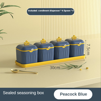 Kutija za začine Kuhinjski pribor Ladica s više rešetki Sol mononatrijev glutamat Papar Staklenka Kombinirani set staklenki za začine Alati za začine